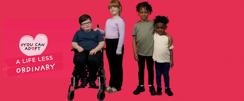 four children together smiling