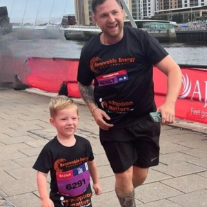 Hugo completes the Mini Great North Run for Adoption Matters