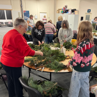 Sarah Hopes Wreath Making Event for Adoption Matters